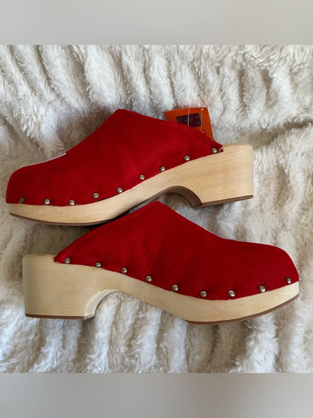 NWT Oklahoma Sooners OU Wood Clogs - Picture 11 of 11